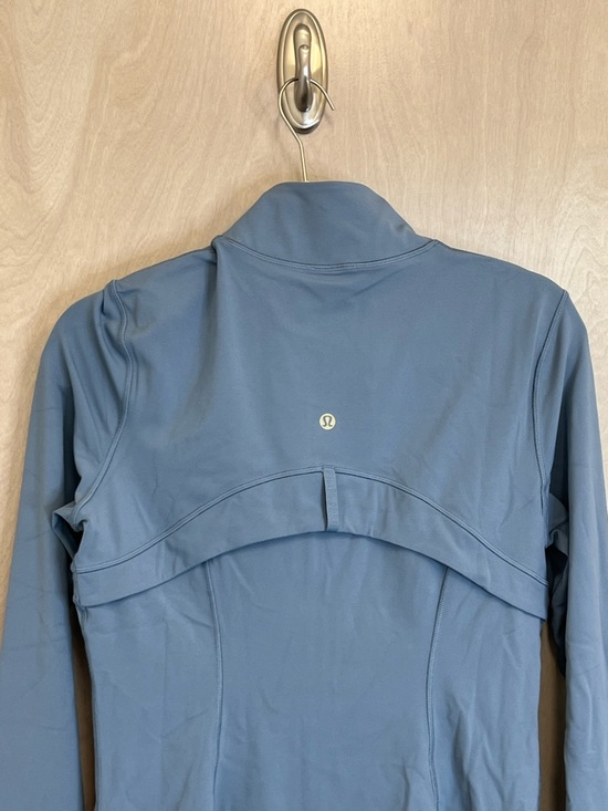 Lululemon Define Jacket Steel Blue Nulu Size 10 NWT Full Zip Athletic Zip Up - Picture 3 of 3